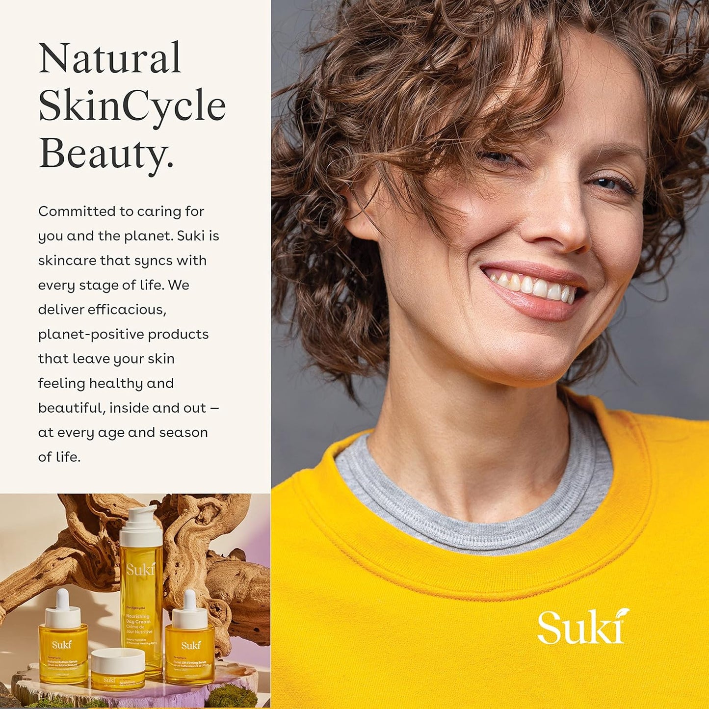 Suki Skincare Eye Lift Renewal Cream - Day - With Resveratrol, Caffeine, & Vitamin C - Helps Firm, Brighten, & Nourish Delicate Under-Eye Skin - 15 ml